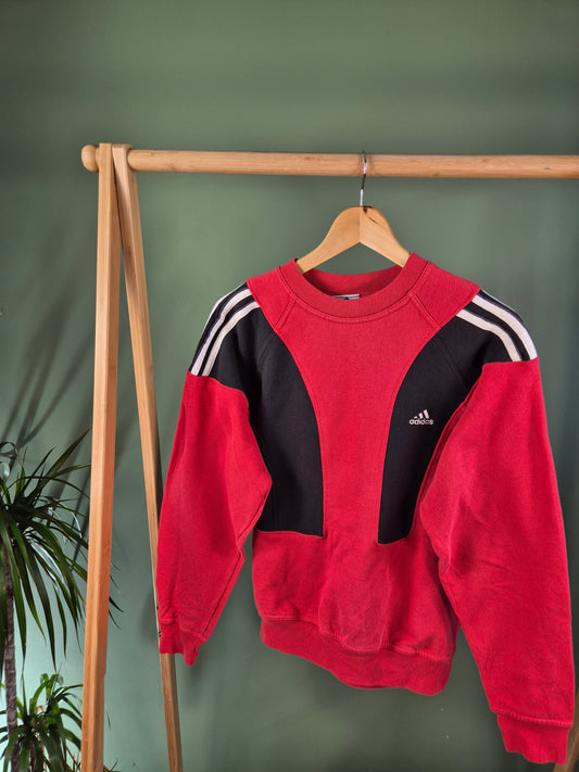 Adidas Rework 90s Chest Logo Sweatshirt Dames | Rood | Maat XS