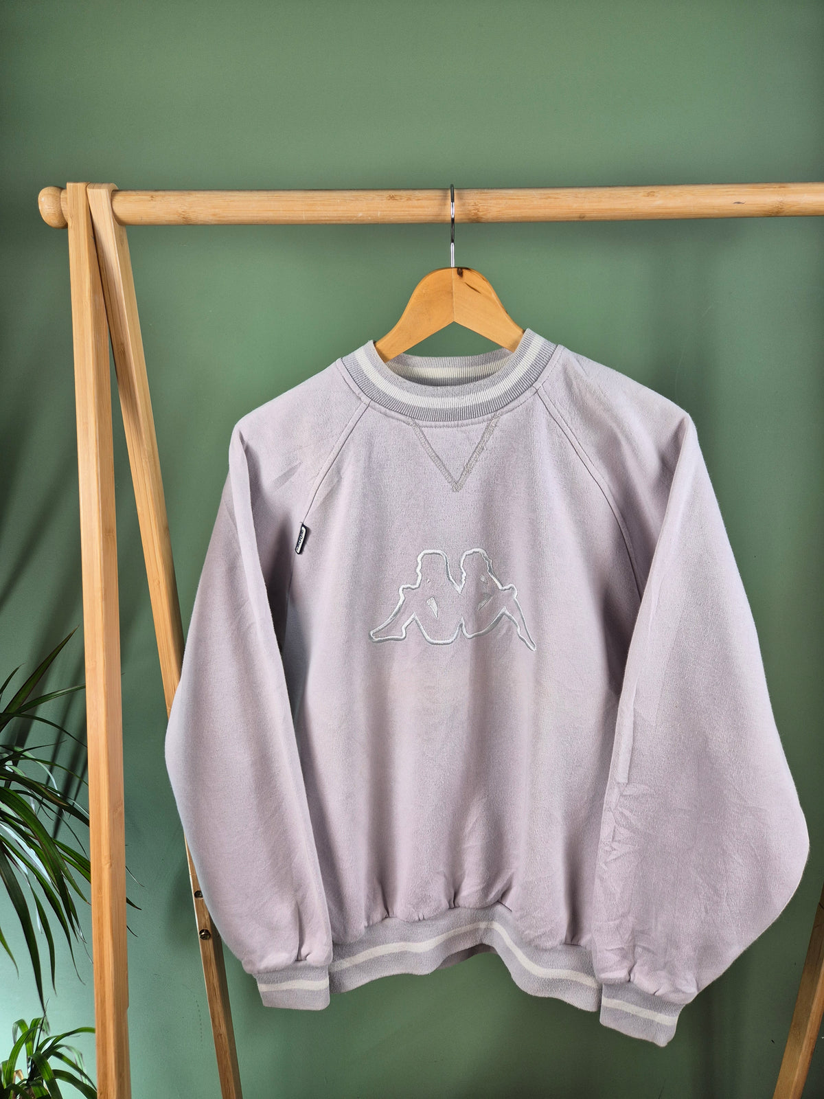 Kappa 90s Sweatshirt Dames | Lila | Maat M