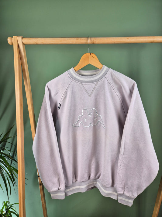 Kappa 90s Sweatshirt Dames | Lila | Maat M