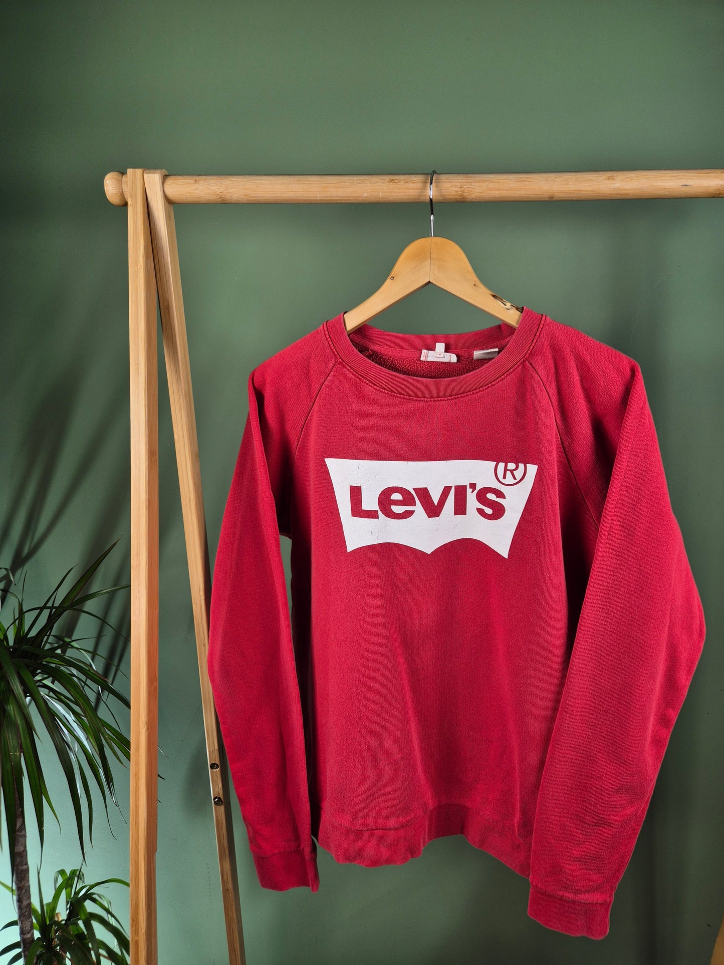 Levi's Front Logo Sweater Heren | Rood | Maat S
