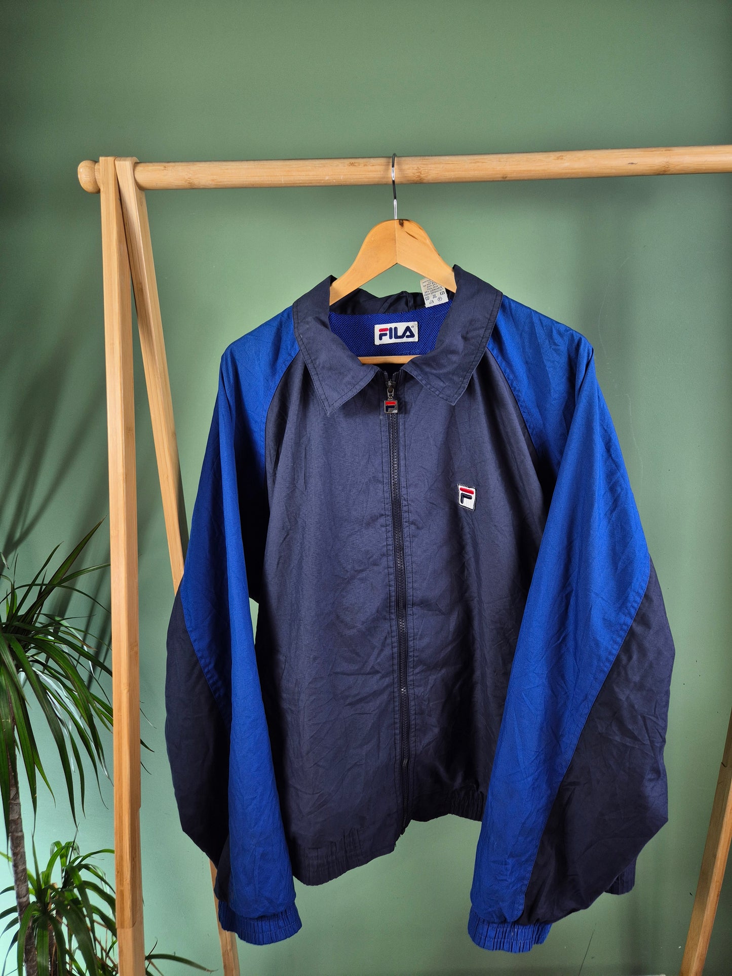 Fila Tussenjas Heren | Blauw | Maat XL
