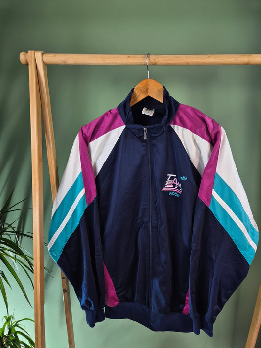 Adidas 90s RARE Vest Dames | Blauw | Maat L