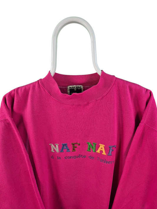 NafNaf 90s Sweater Dames | Roze | Maat M