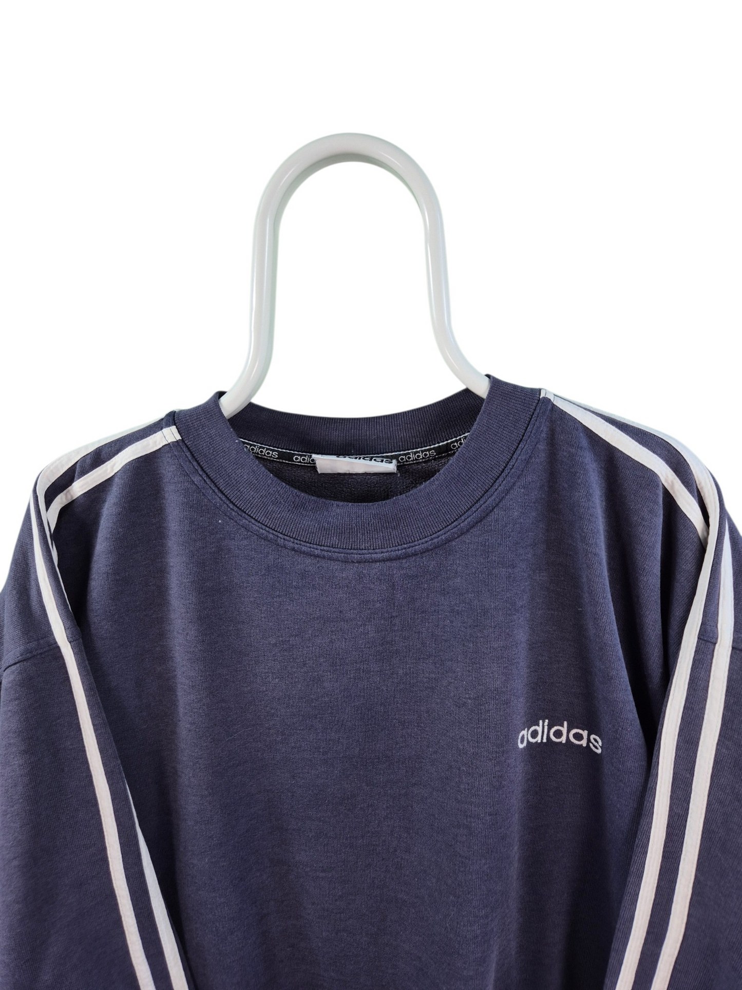 Adidas 80s 3-Stripes Sweater Heren | Blauw | Maat L