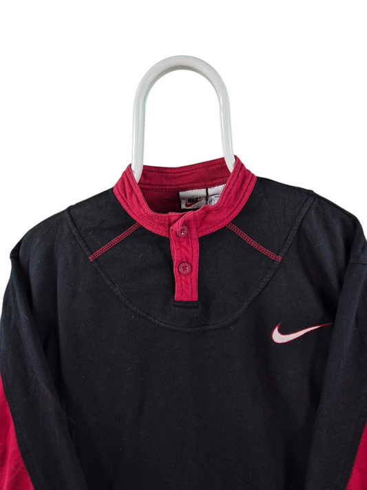 Nike 90s Chest Swoosh Sweater Dames | Zwart | Maat M