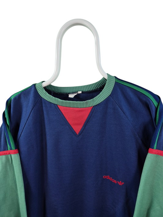 Adidas 70s Sweater Dames | Blauw | Maat S