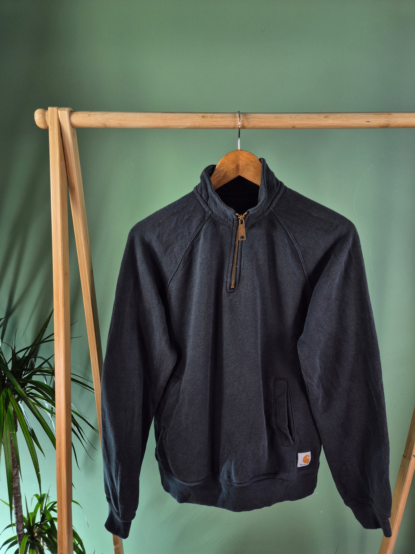 Carhartt Quarter Zip Sweater Heren | Maat M