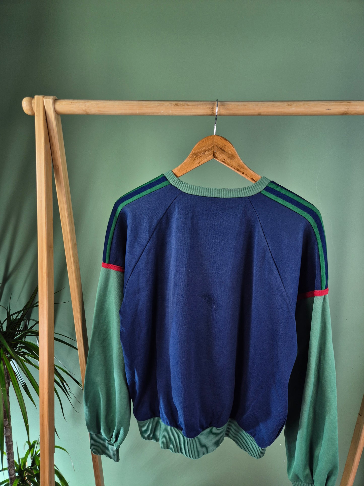Adidas 70s Sweater Dames | Blauw | Maat S