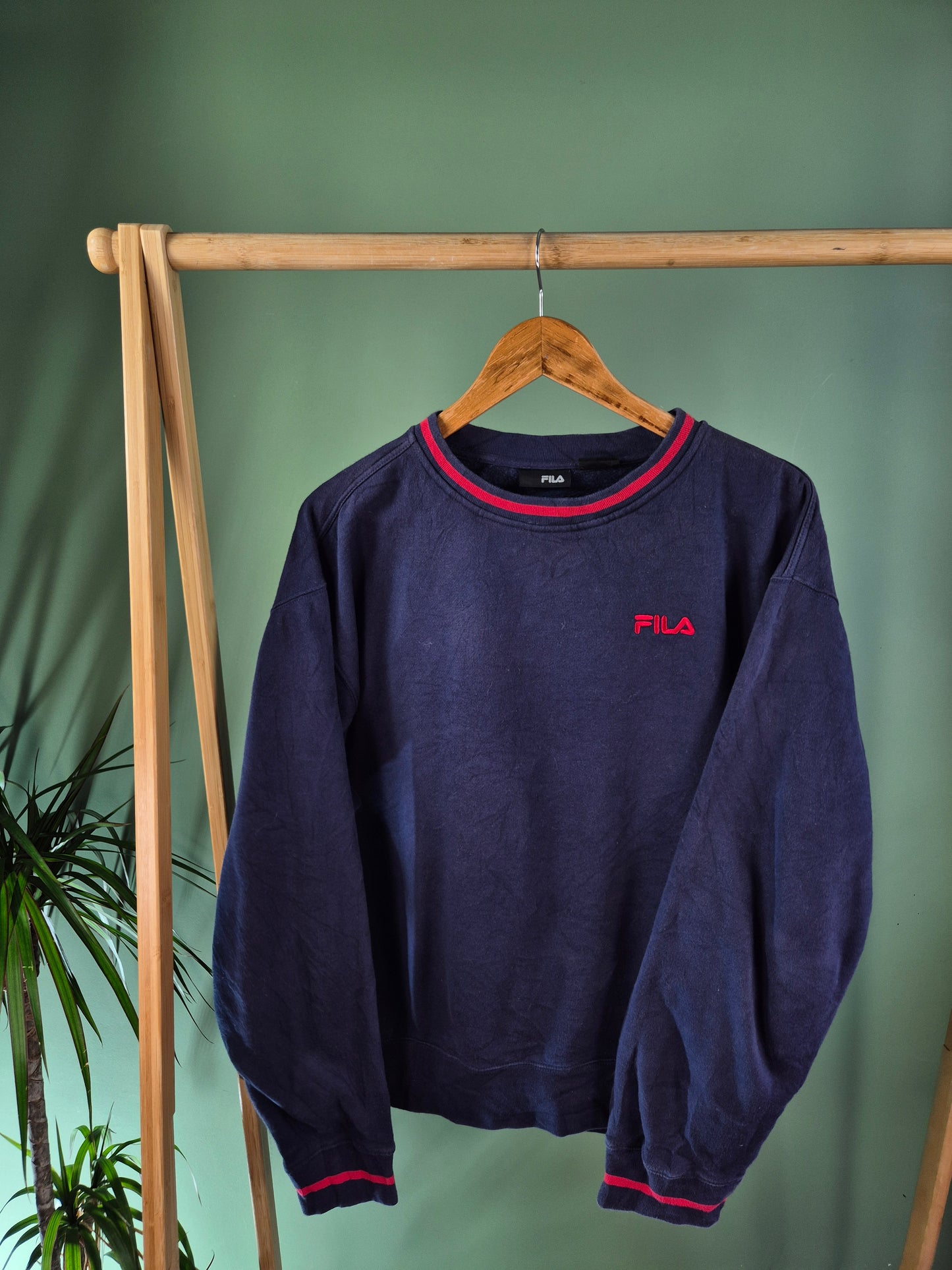 Fila Sweater Heren | Blauw | Maat L