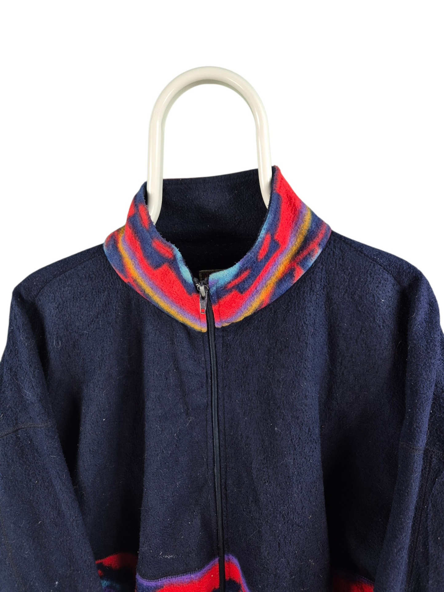 Crazy Fleece 90s Vest Heren | Blauw | Maat L