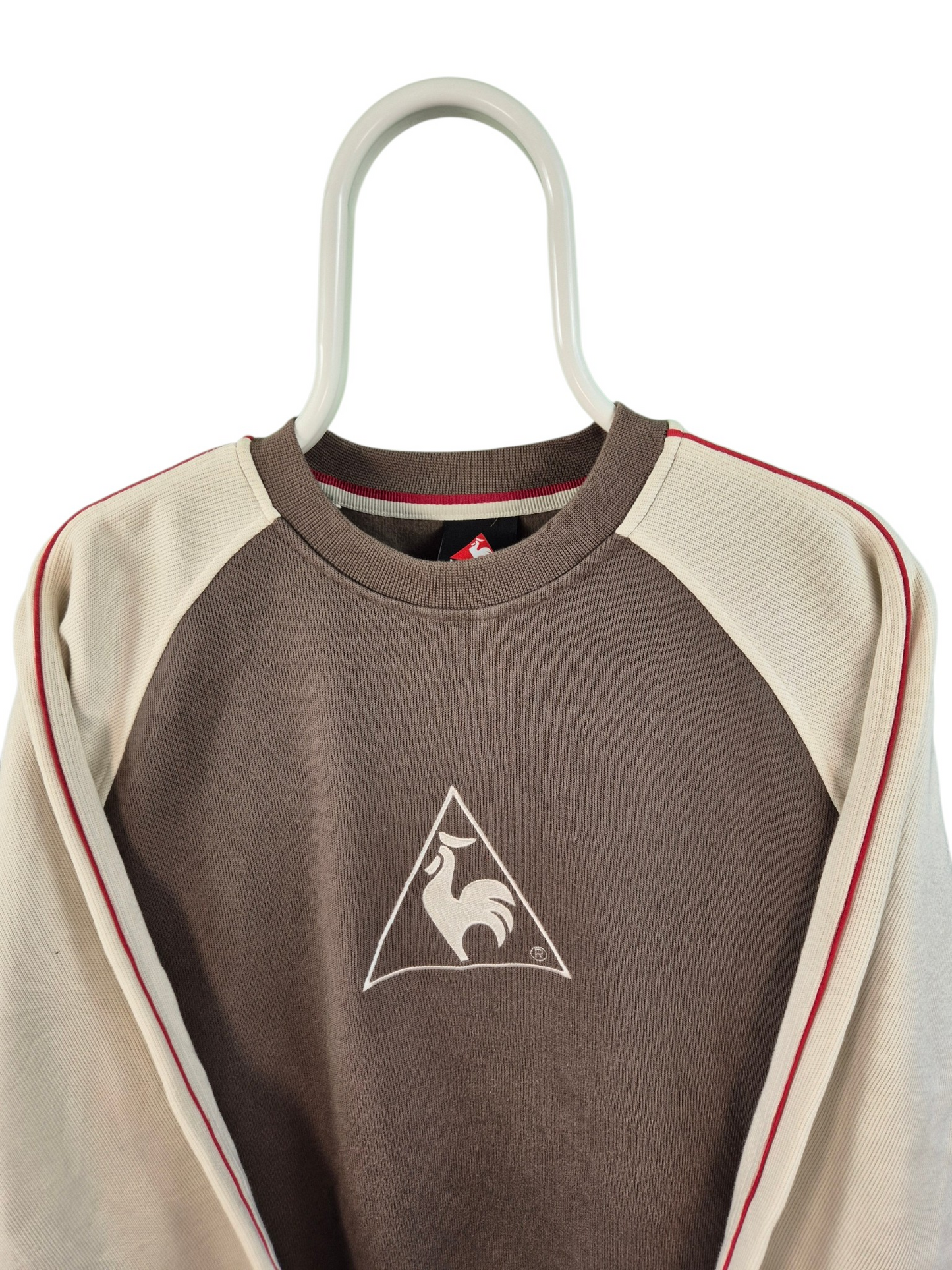 Le Coq Sportif Front Logo Sweater Heren | Bruin | Maat S