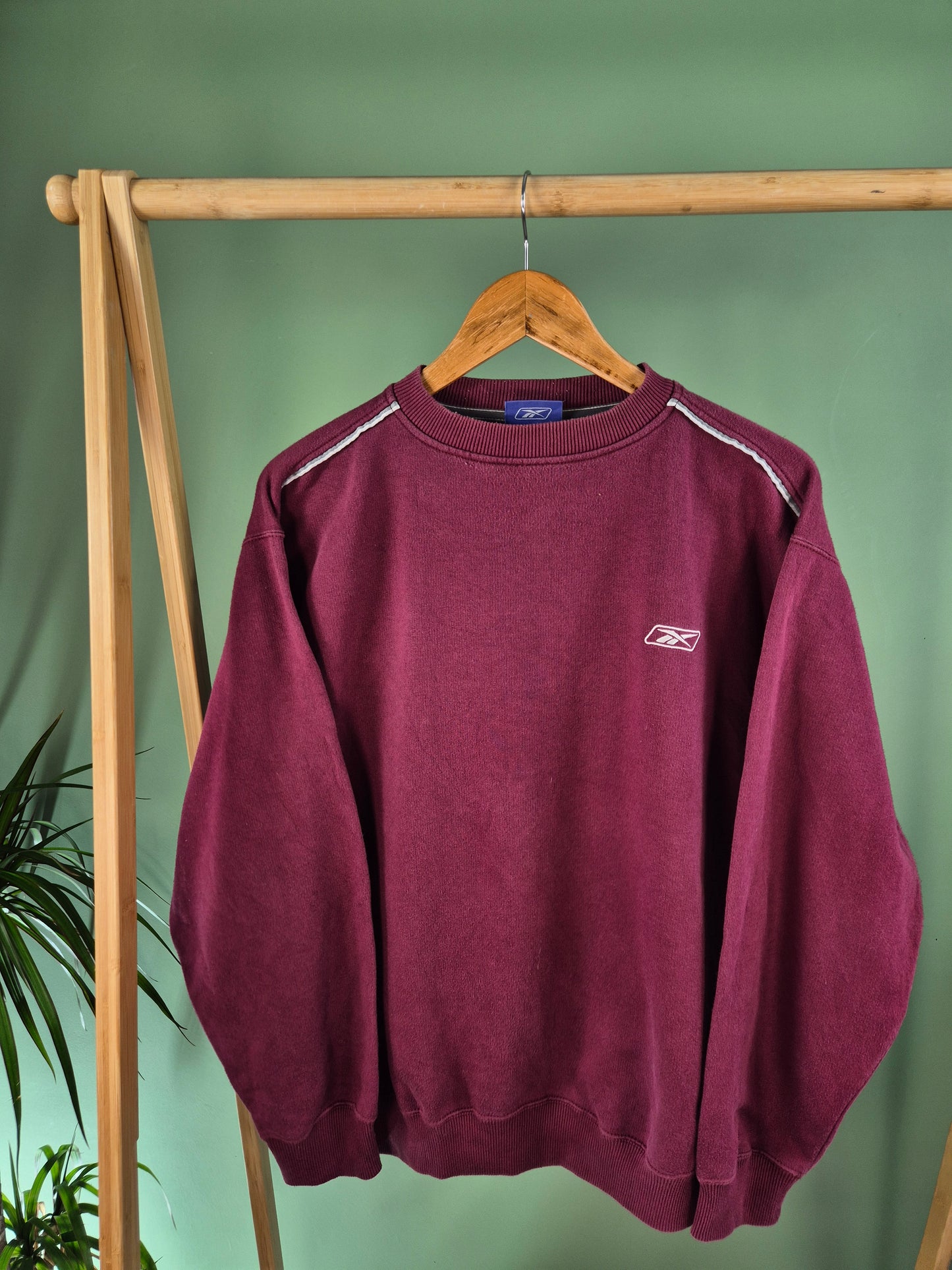 Reebok 90s Chest Logo Sweater Heren | Rood | Maat M