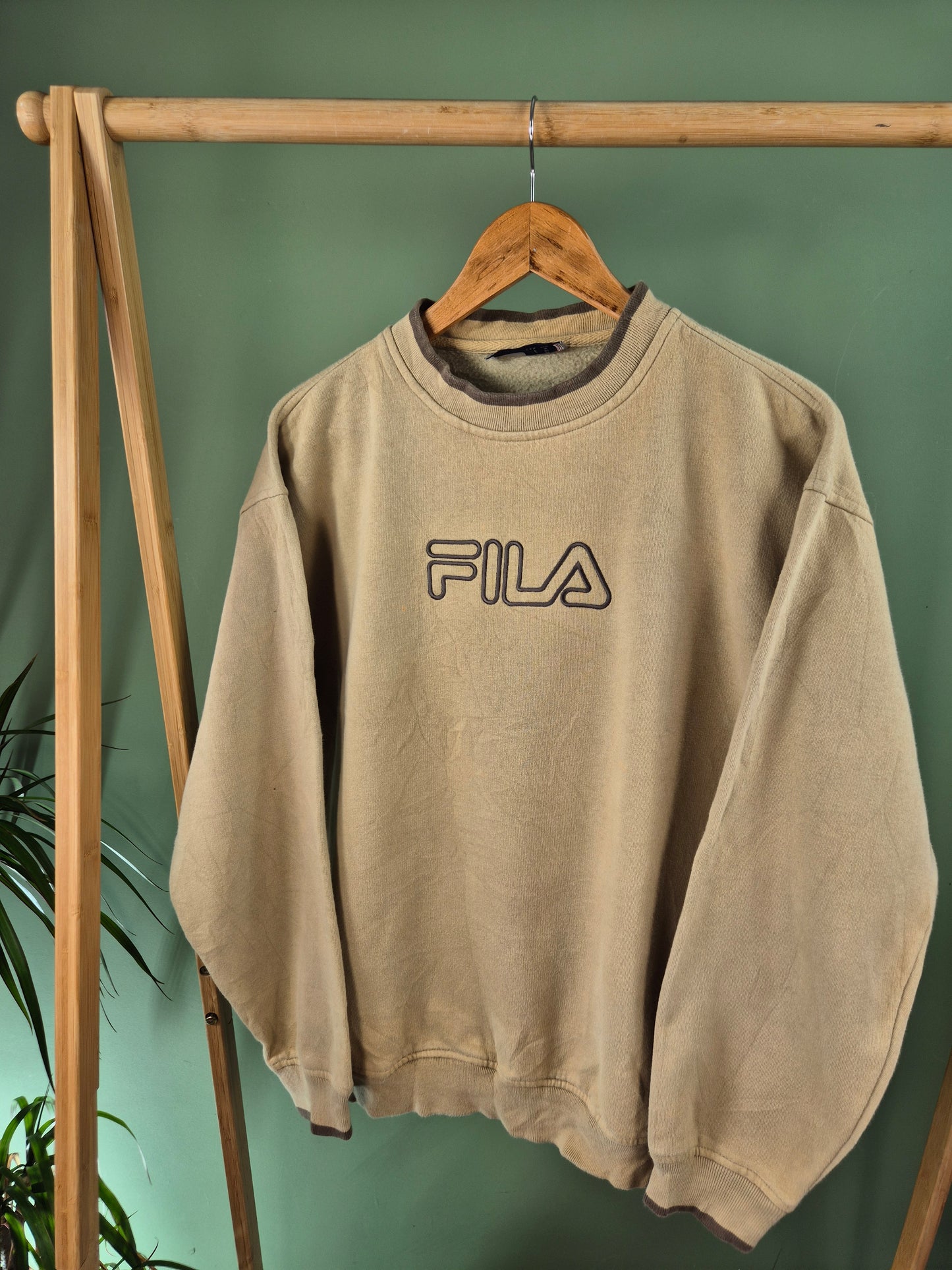 Fila 90s Sweater Heren | Bruin | Maat M