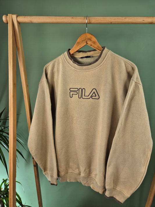 Fila 90s Sweater Heren | Bruin | Maat M