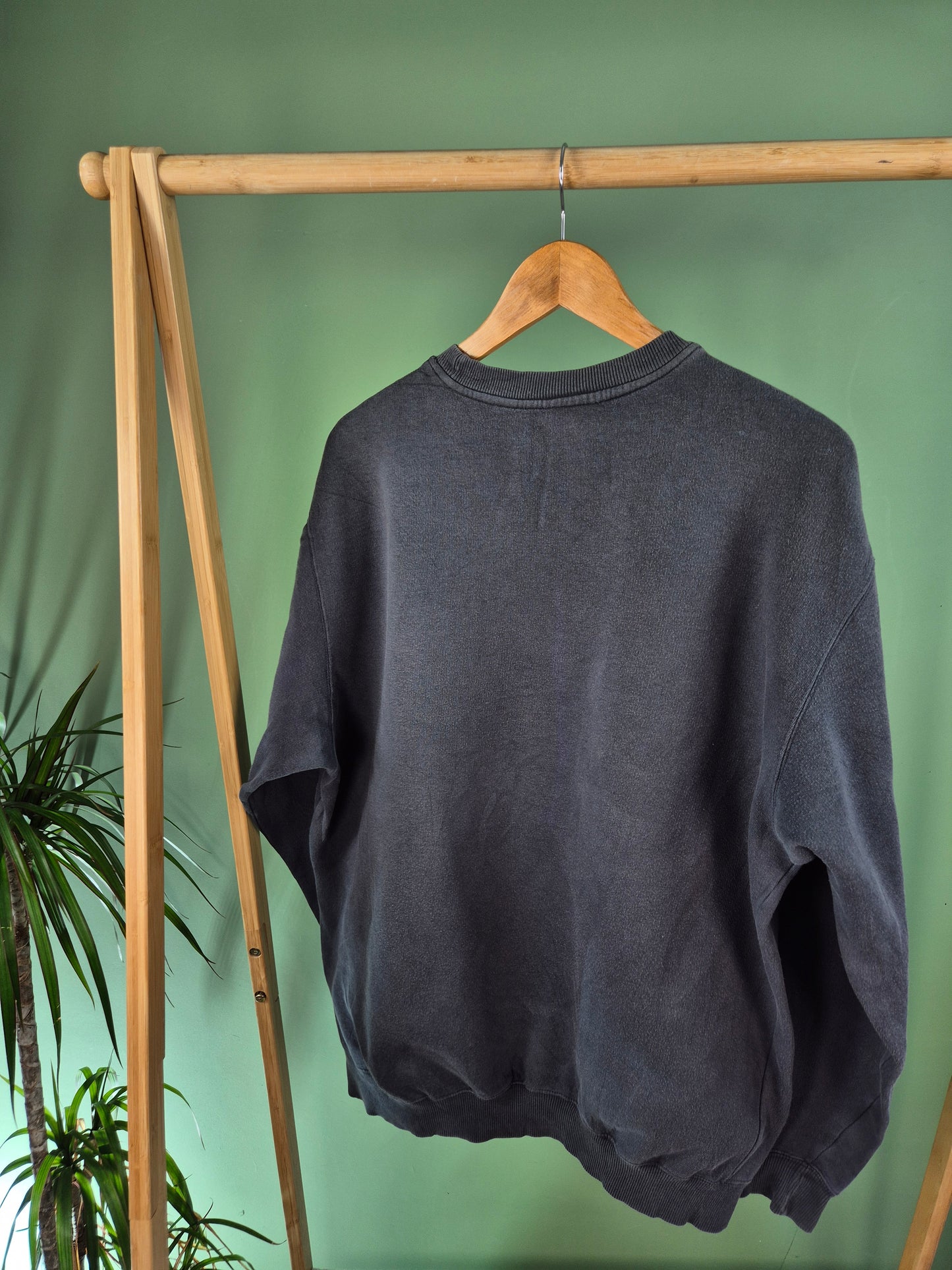 Adidas 90s Chest Logo Sweater Heren | Grijs | Maat L