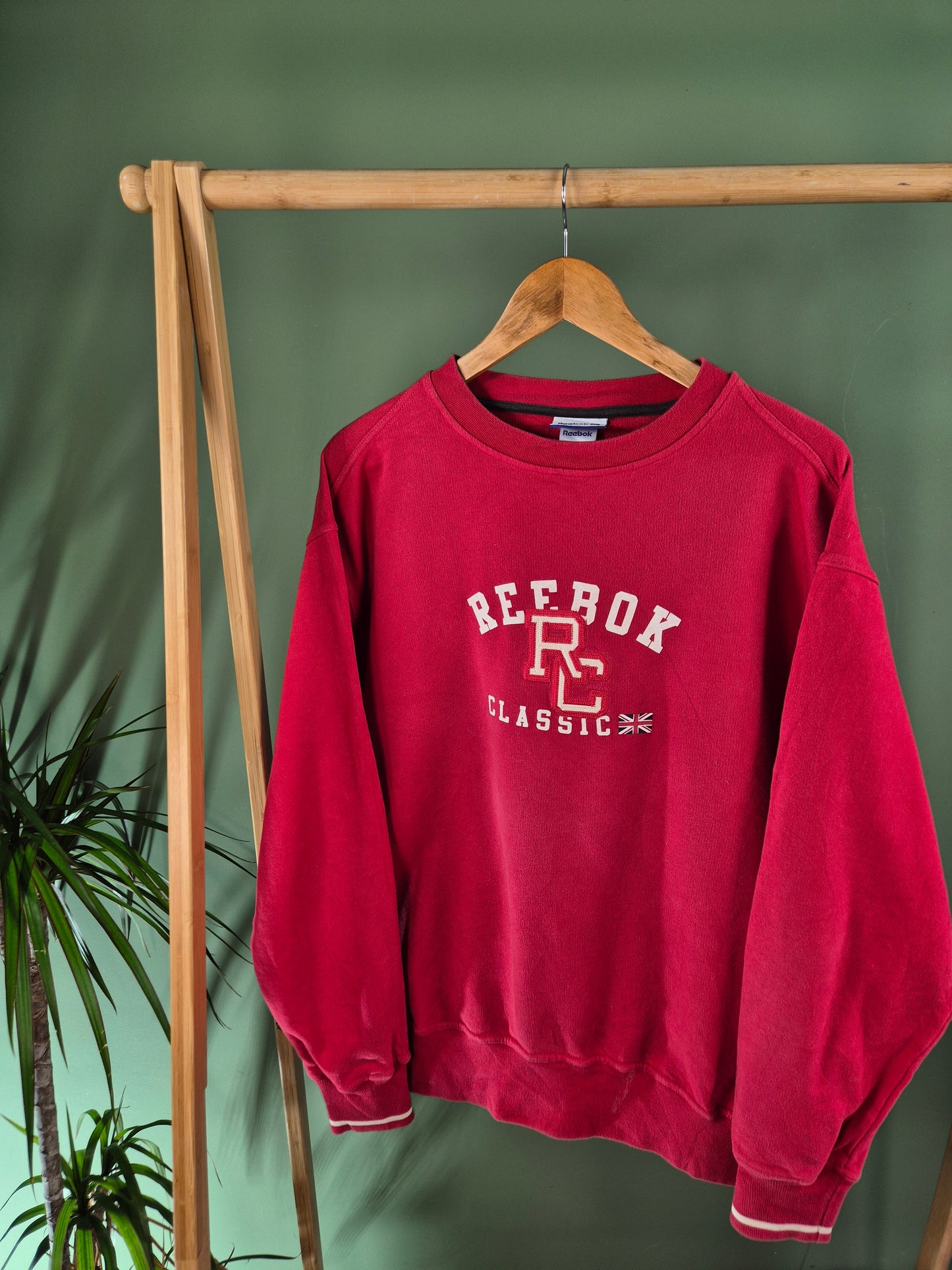 Reebok 90s Sweater Heren | Rood | Maat M