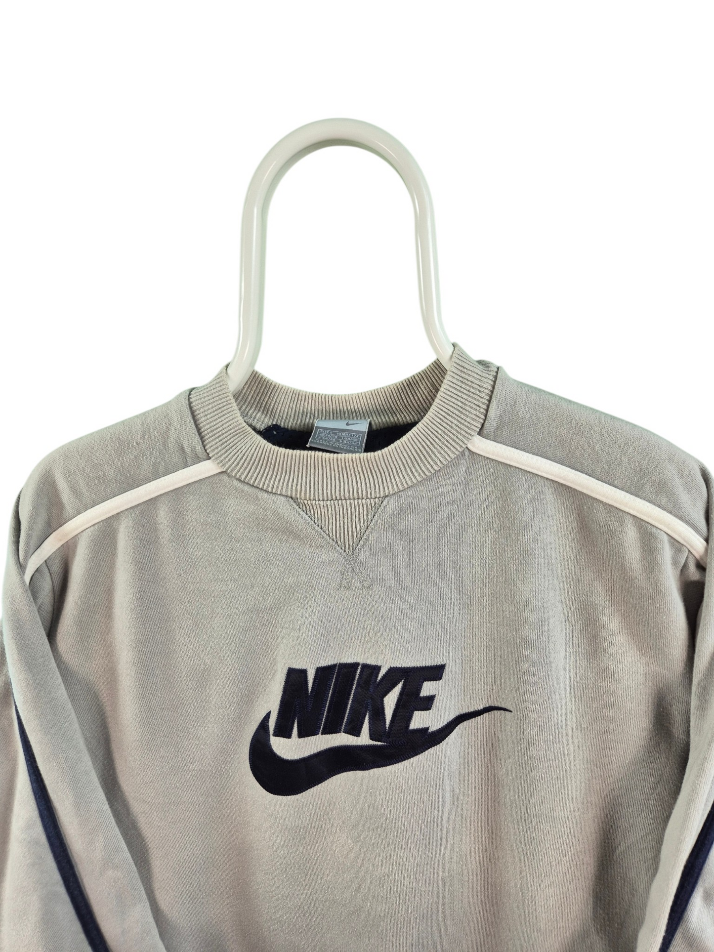 Nike 90s Front Logo Sweater Heren | Grijs | Maat S