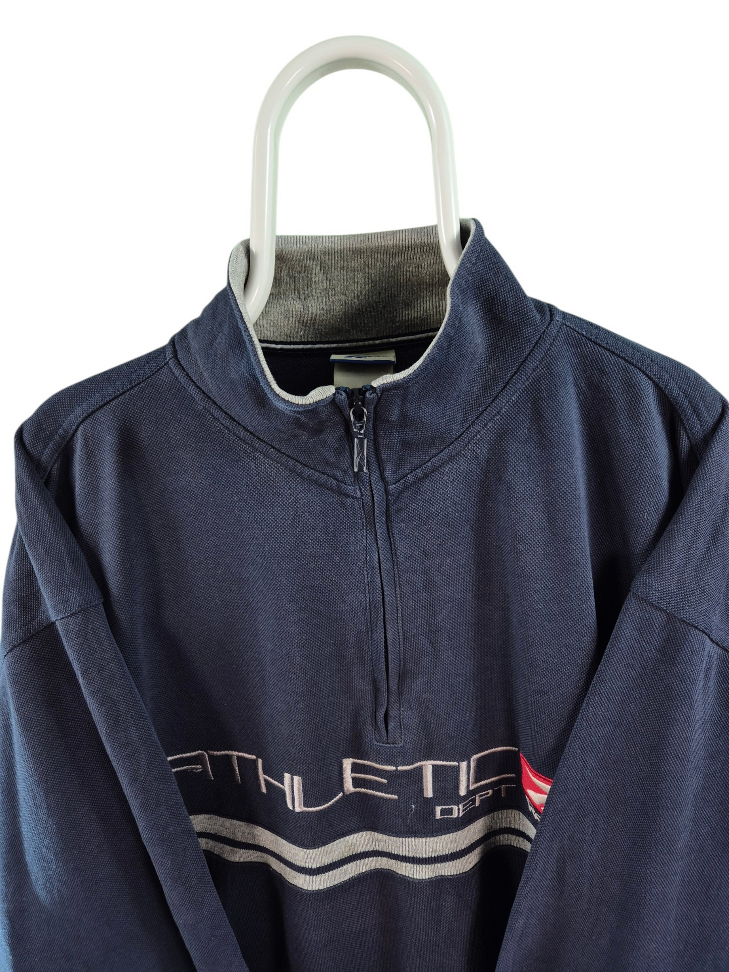 Reebok 90s Quarter Zip Sweater Heren | Blauw | Maat XL