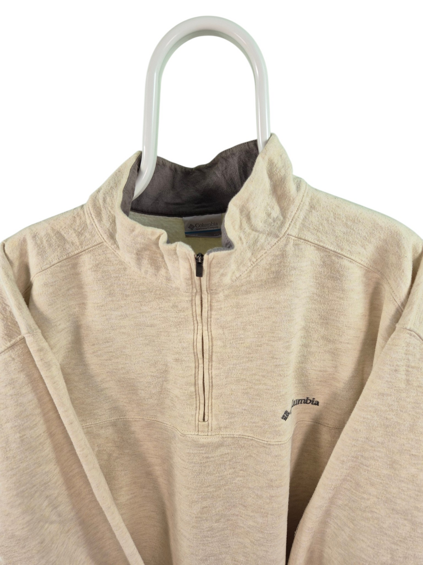 Columbia Quarter Zip Sweater Heren | Beige | Maat XXL