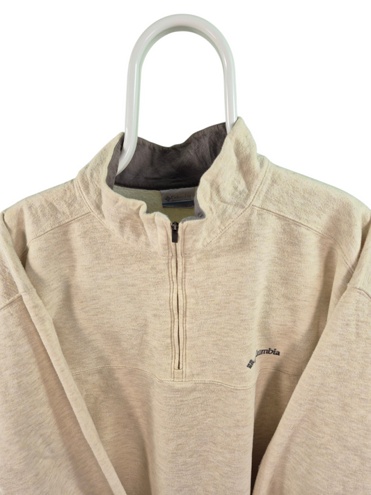 Columbia Quarter Zip Sweater Heren | Beige | Maat XXL