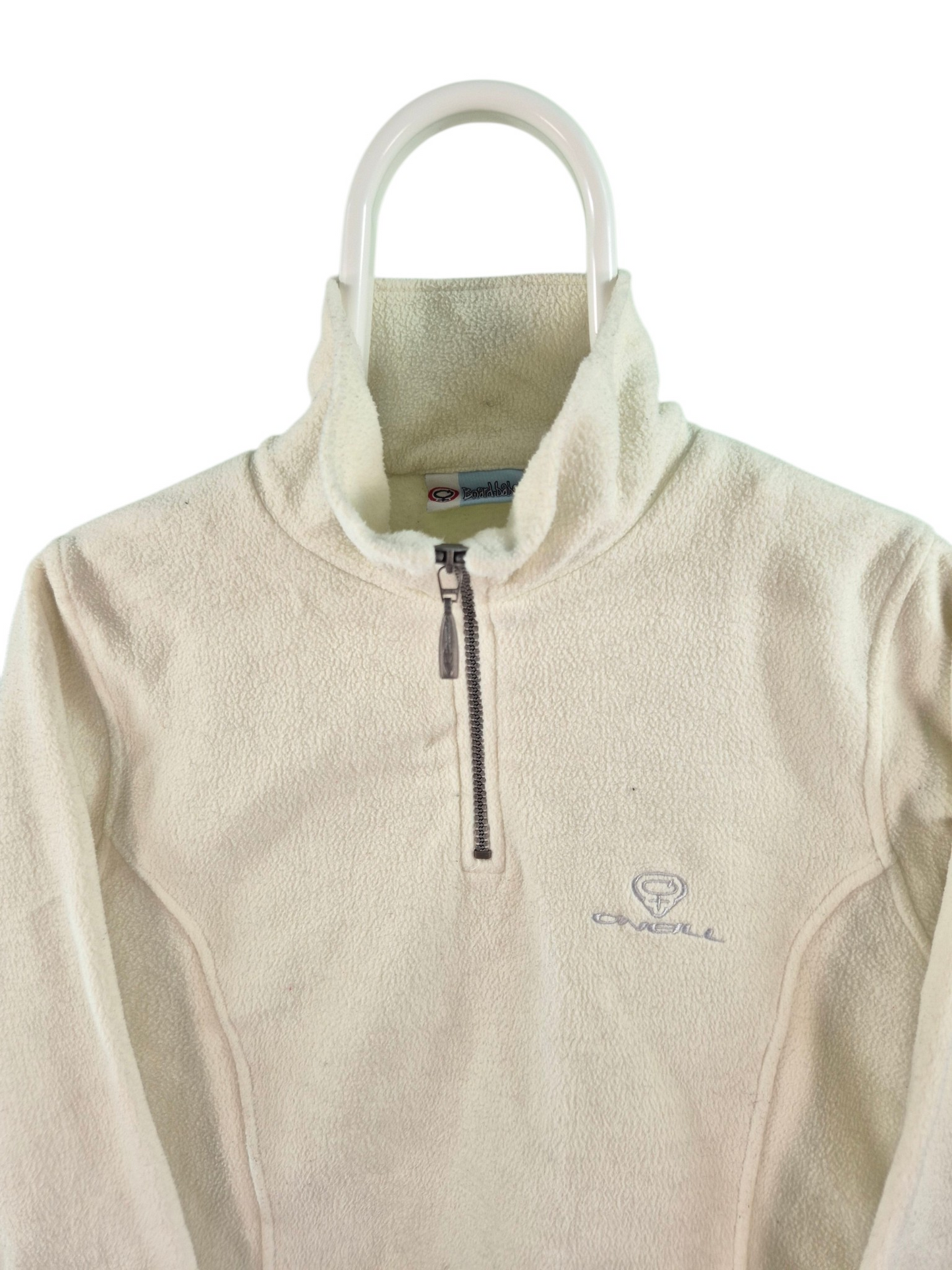 O'Neill Quarter Zip Fleece Sweater Dames | Beige | Maat S