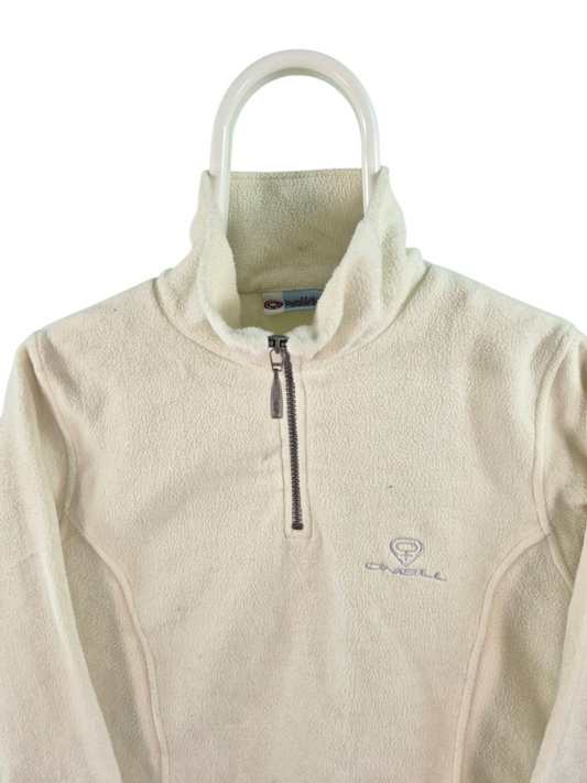 O'Neill Quarter Zip Fleece Sweater Dames | Beige | Maat S