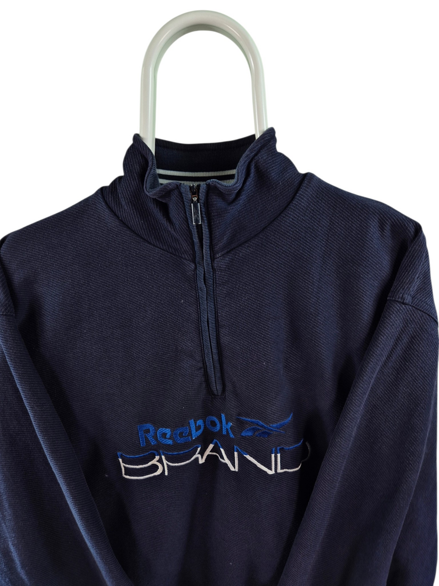 Reebok 90s Quarter Zip Sweater Heren | Blauw | Maat L