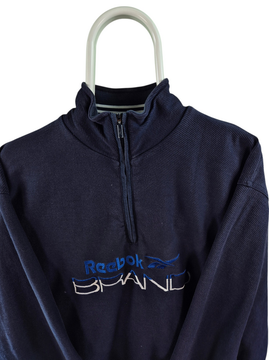 Reebok 90s Quarter Zip Sweater Heren | Blauw | Maat L
