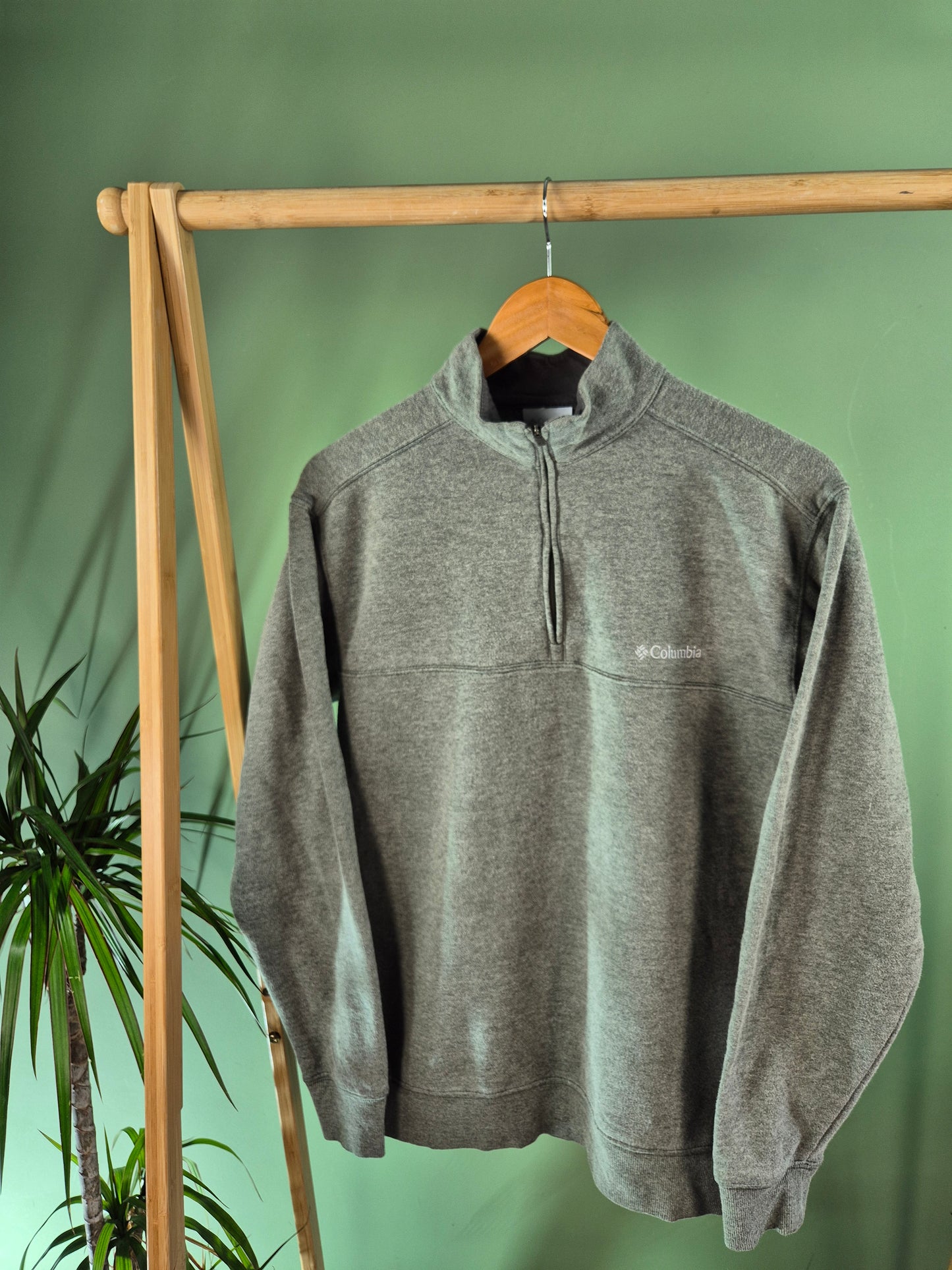 Columbia Quarter Zip Sweater Heren | Groen | Maat M
