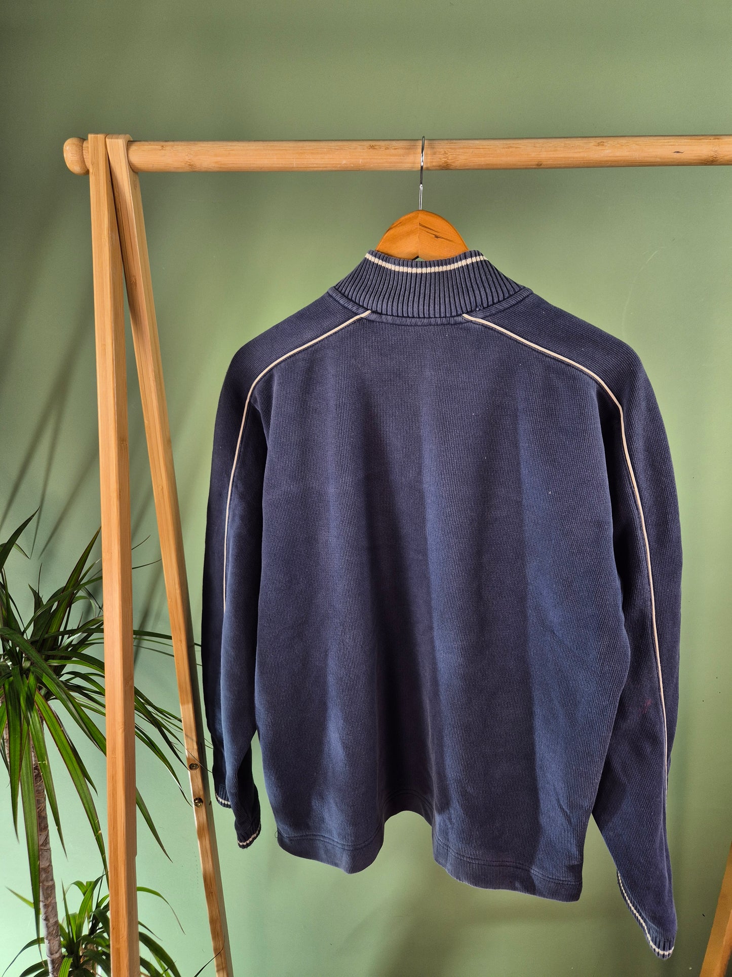 Nike Quarter Zip Sweater Dames | Blauw | Maat L