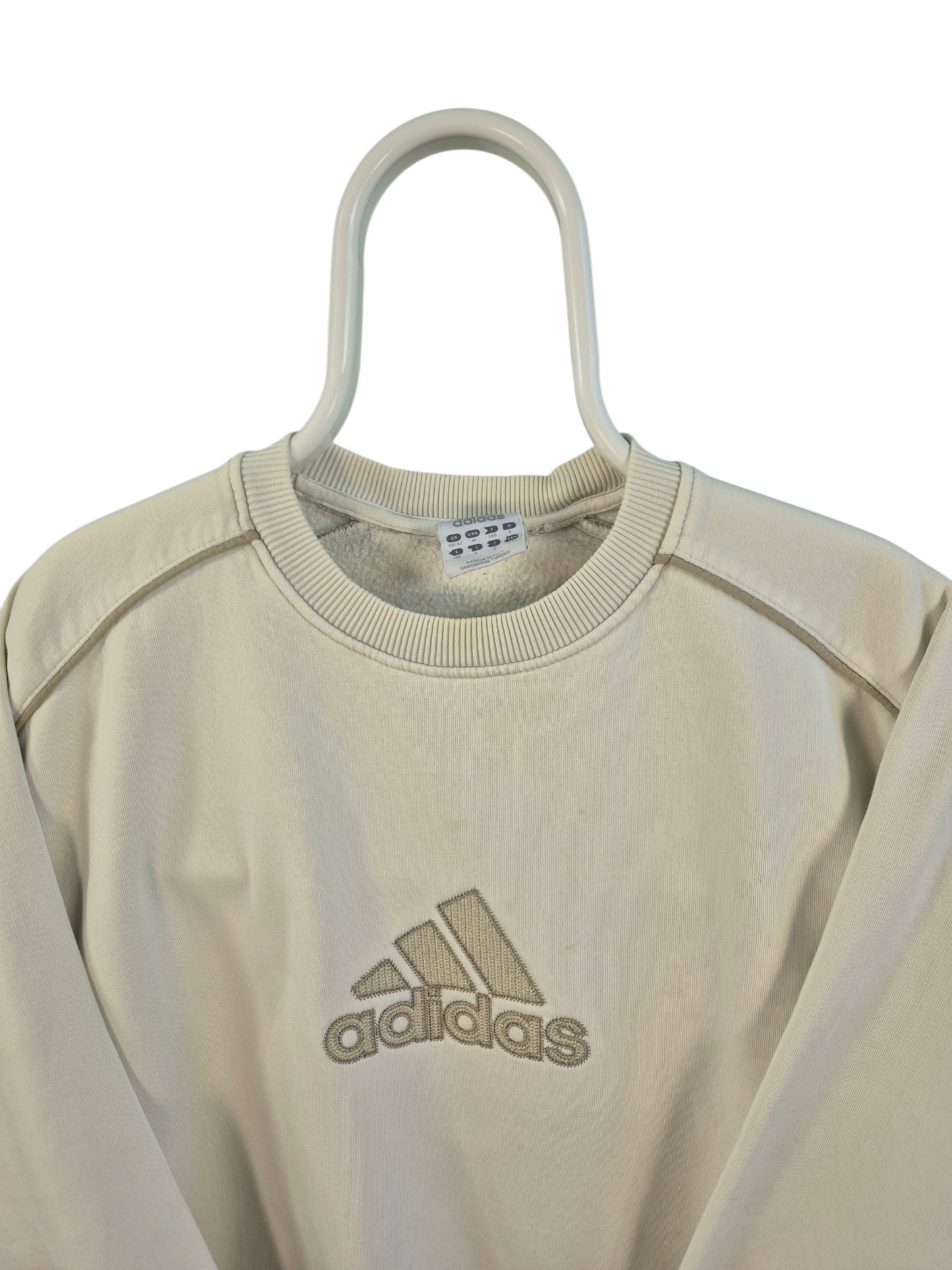 Asics Front Logo Sweater Dames | Beige | Maat M