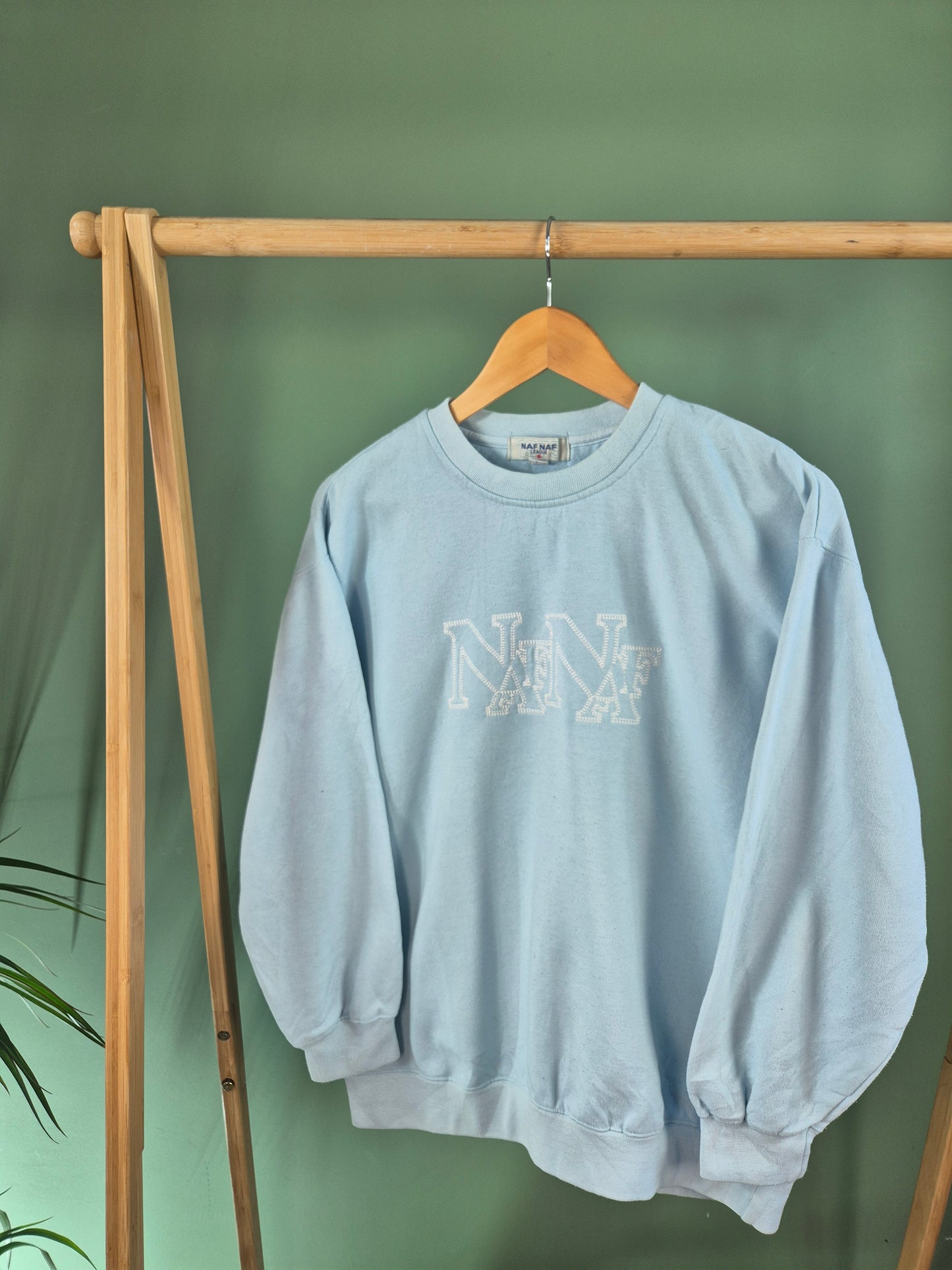 NafNaf 90s Sweatshirt Dames | Blauw | Maat M