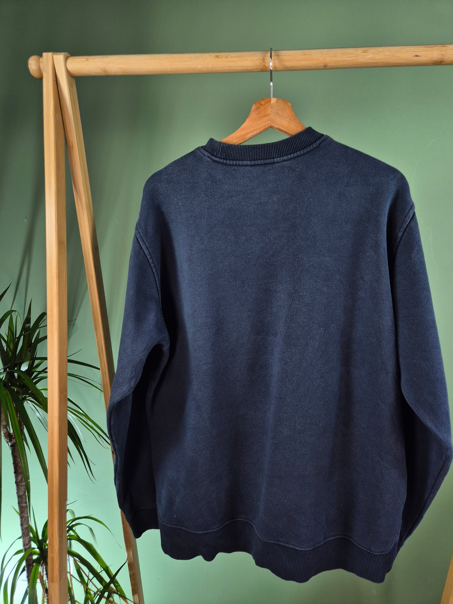 Reebok 90s Chest Logo Sweater Heren | Blauw | Maat L