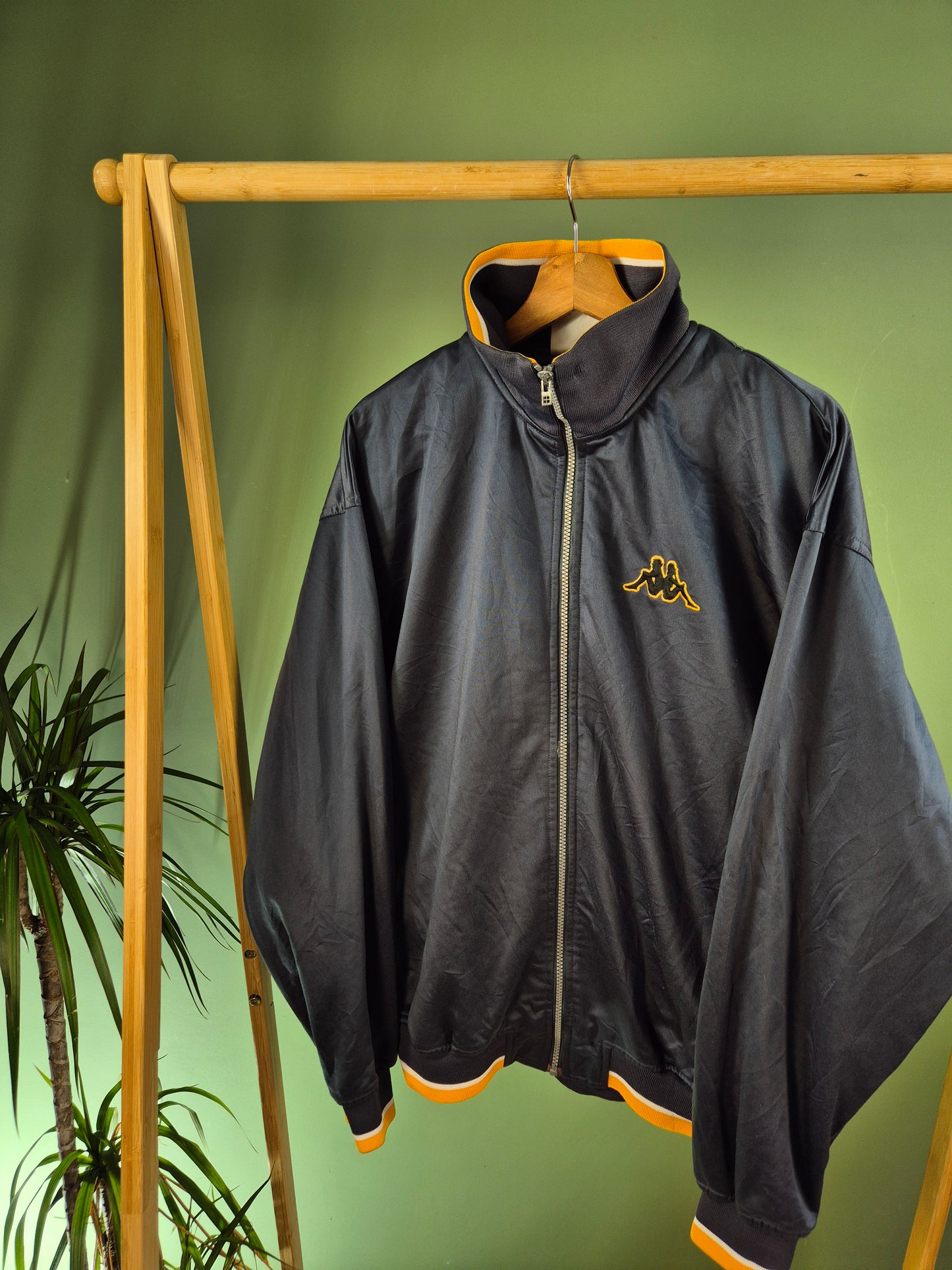 Kappa 90s Track Jacket Heren | Grijs | Maat XL