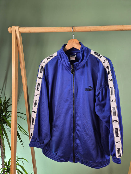 Puma 90s Track Jacket Dames | Blauw | Maat M