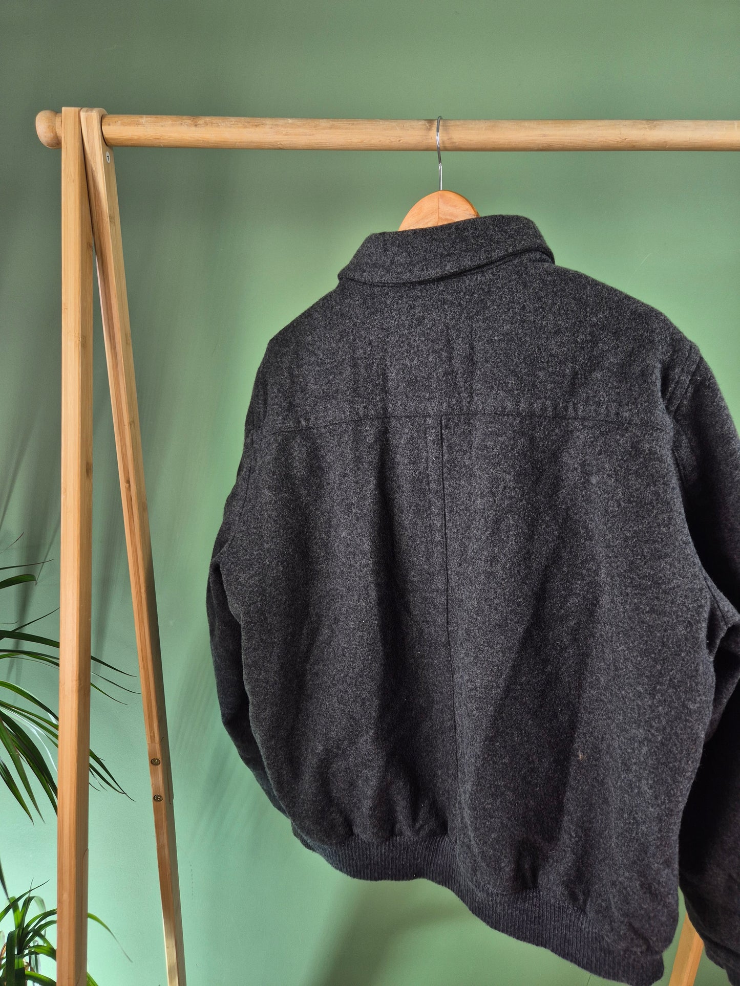 Lacoste Wollen Jas Heren | Grijs | Maat XL