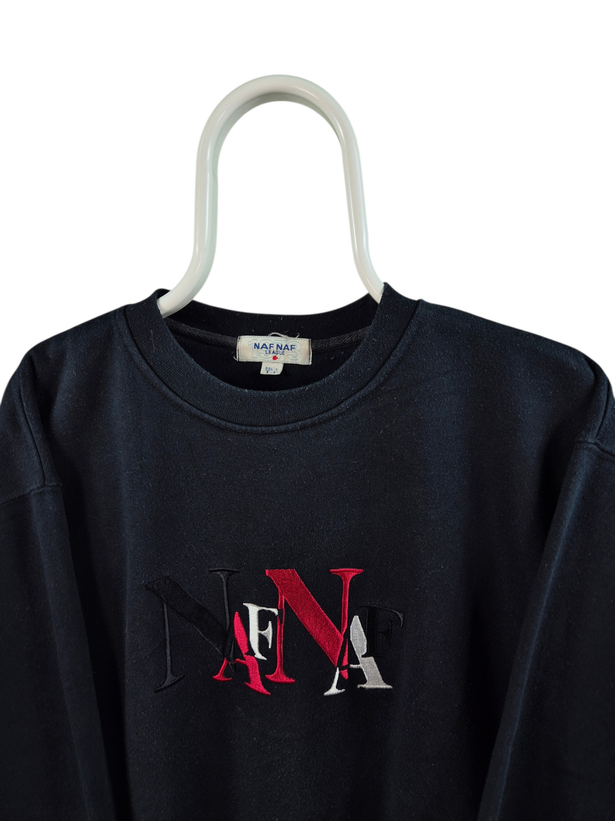 NafNaf 90s Sweater Dames | Zwart | Maat L