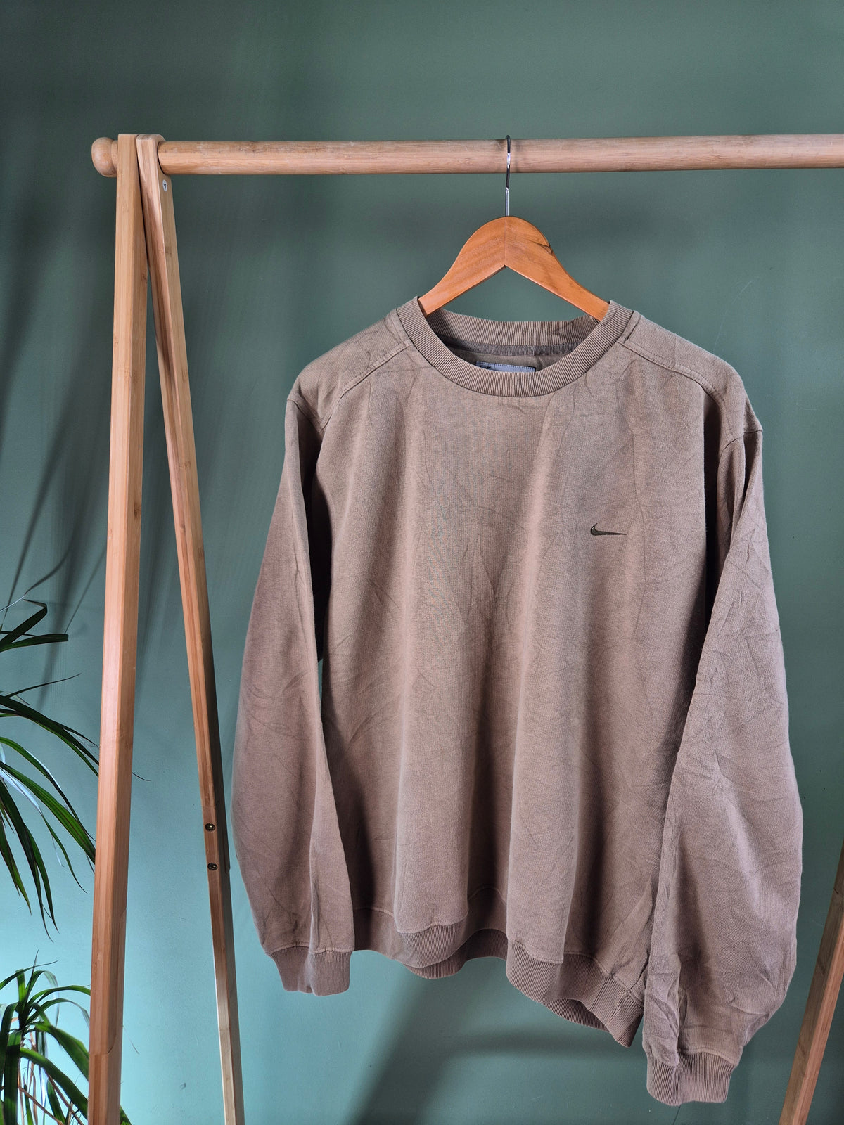 Nike Chest Swoosh Sweater Heren | Bruin | Maat M