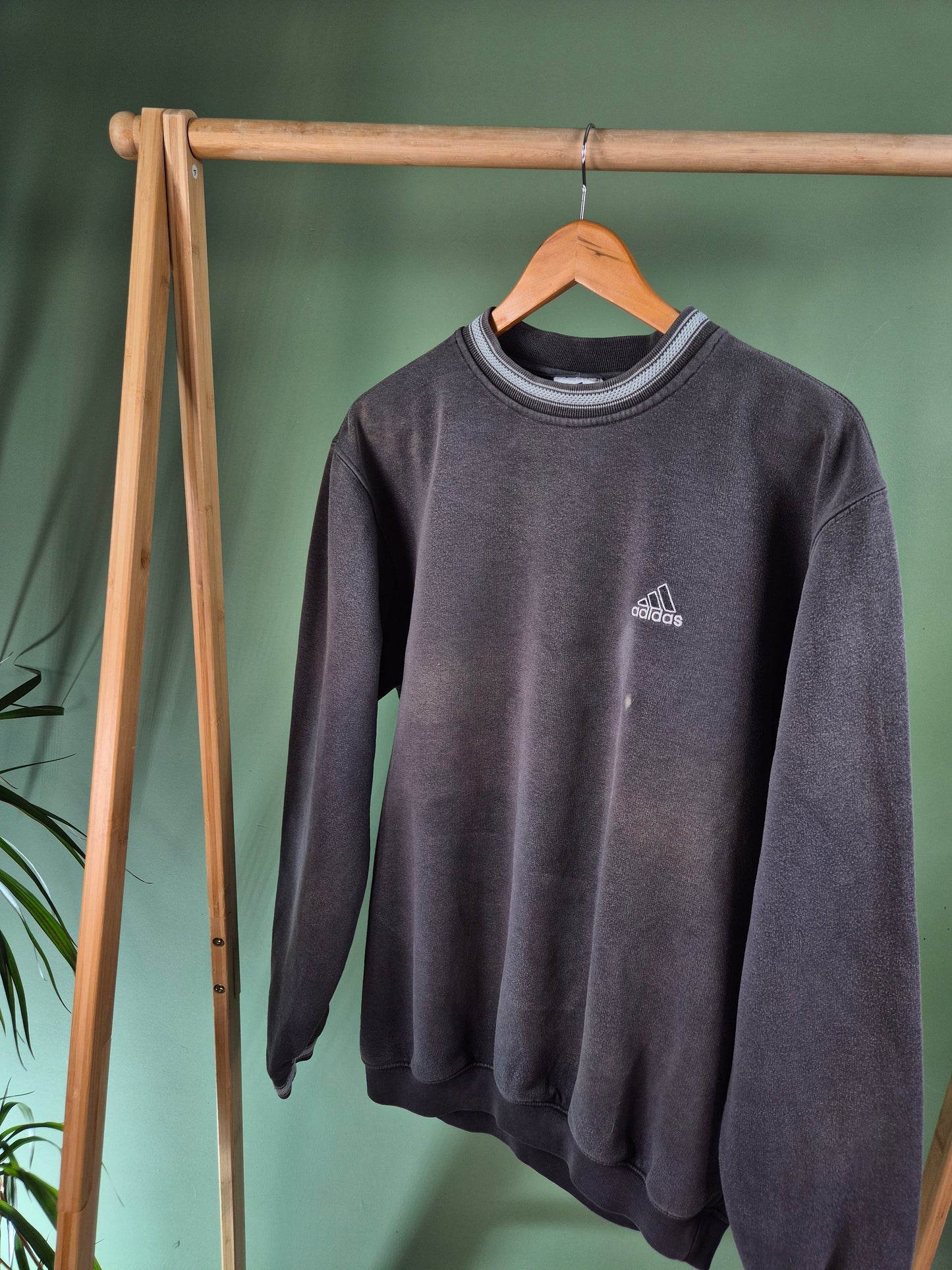 Adidas 90s Sweater Heren | Grijs | Maat M