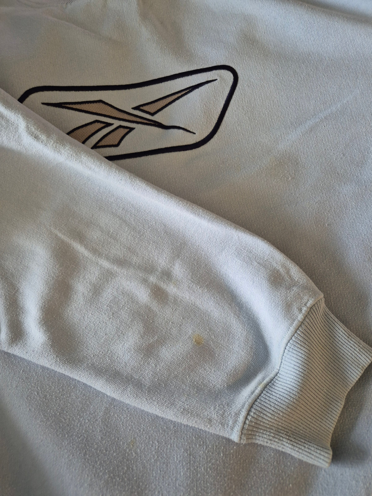 Reebok 90s Front Logo Sweater Heren | Blauw | Maat XL