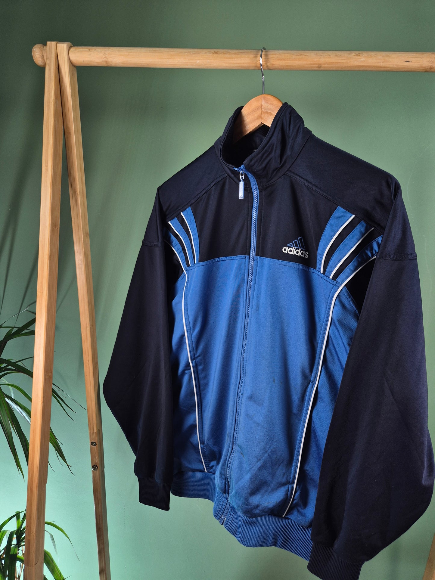 Adidas 90s Track Jacket Heren | Blauw | Maat L