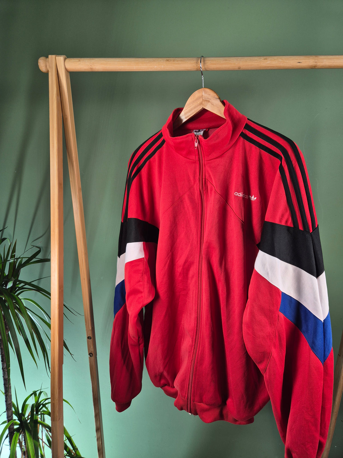 Adidas 90s Track Jacket Heren | Rood | Maat L