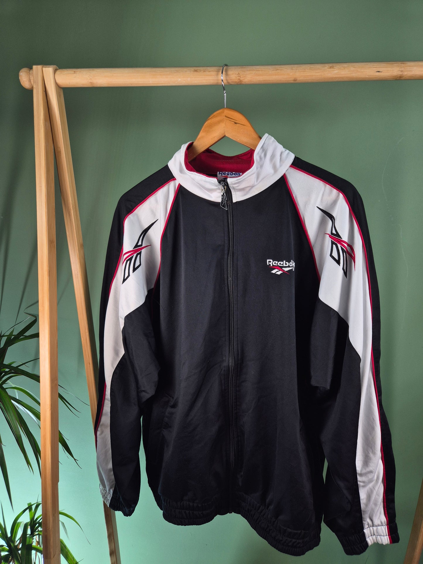Reebok 90s Track Jacket Heren | Zwart | Maat L
