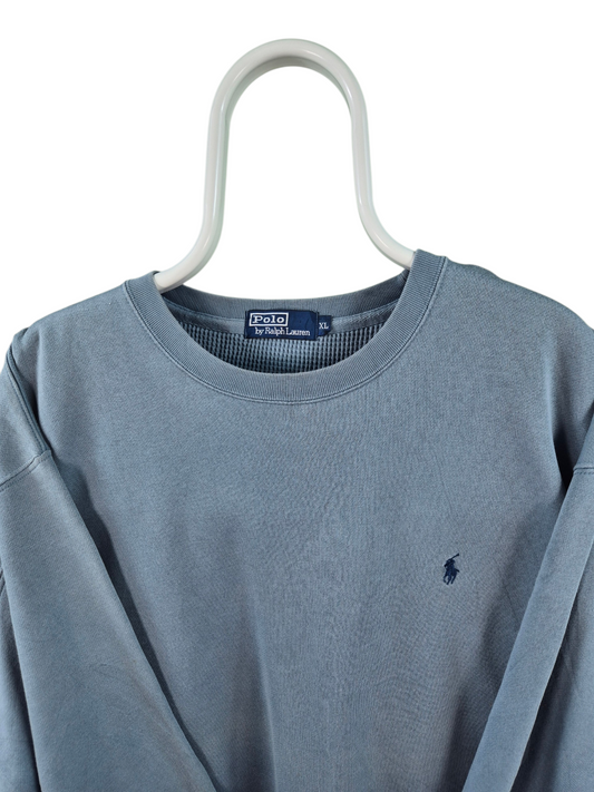 Ralph Lauren Chest Logo Sweater Heren | Blauw | Maat XL