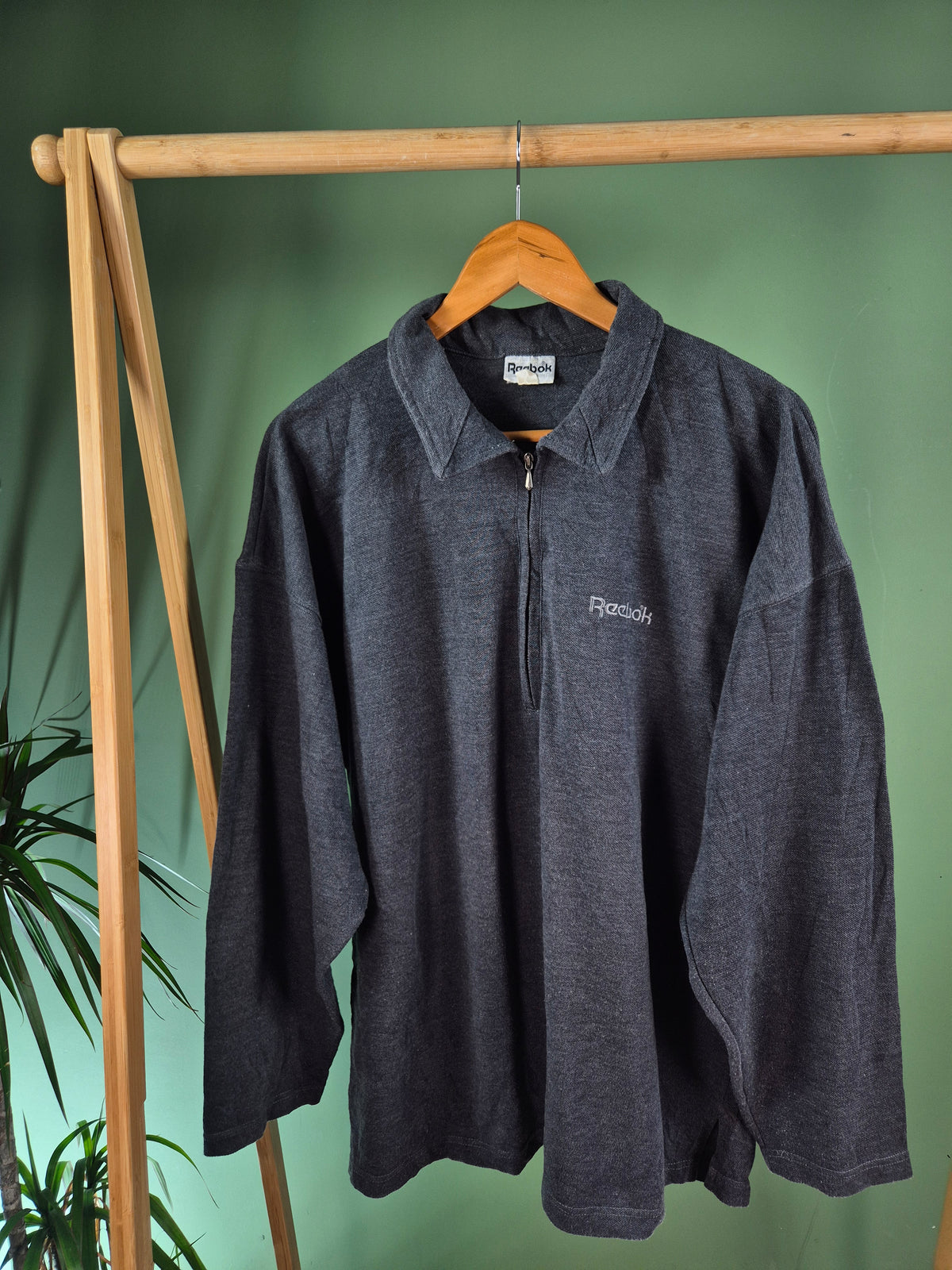 Reebok 80s Polo Sweater Heren | Grijs | Maat L