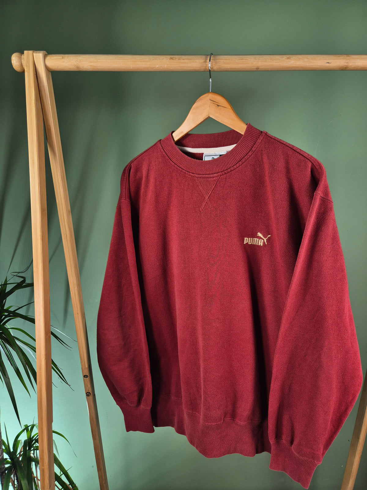 Puma 90s Sweater Heren | Rood | Maat S