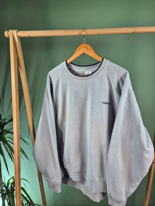 Adidas Sweater Heren | Blauw | Maat XL