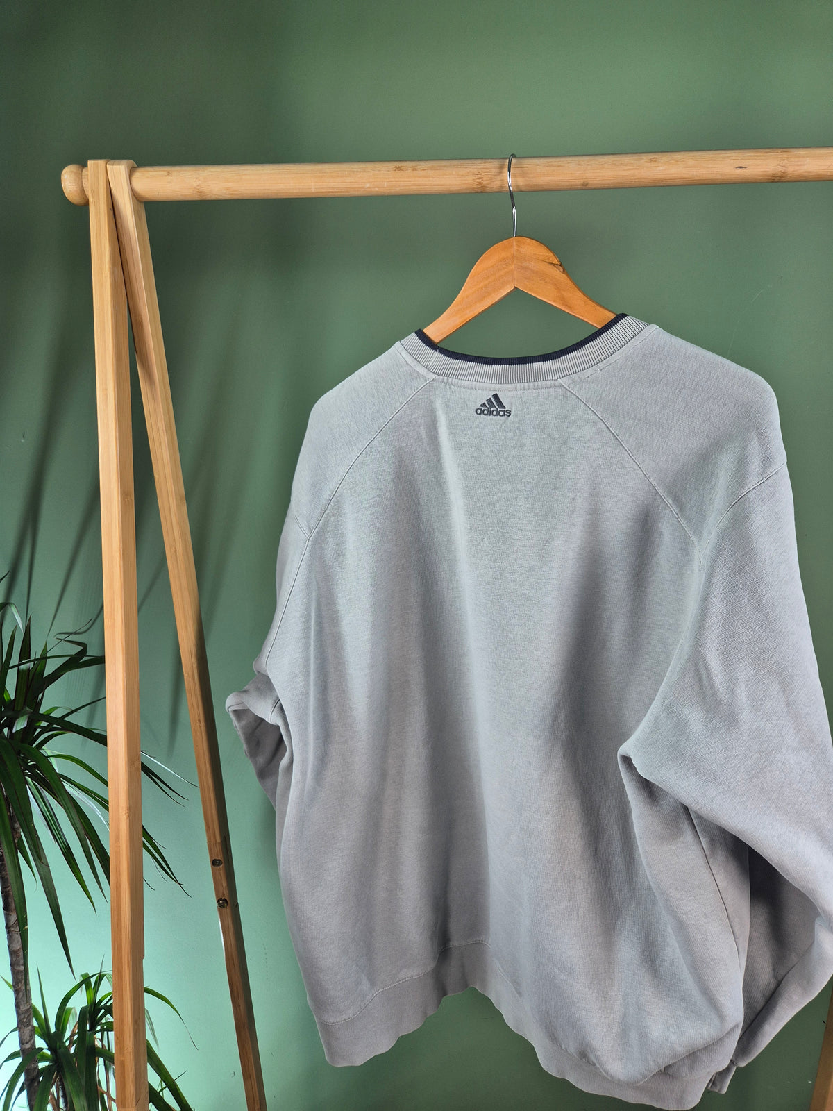 Adidas Sweater Heren | Blauw | Maat XL