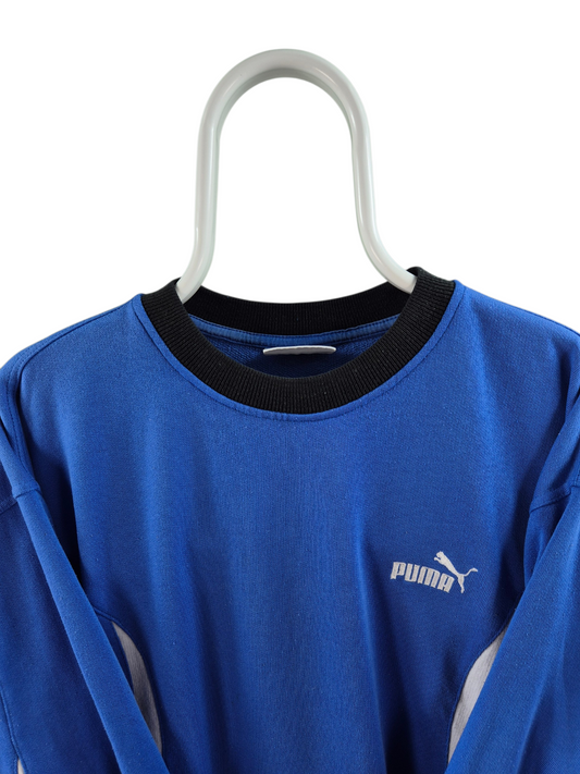Puma 90s Sweater Heren | Blauw | Maat XL