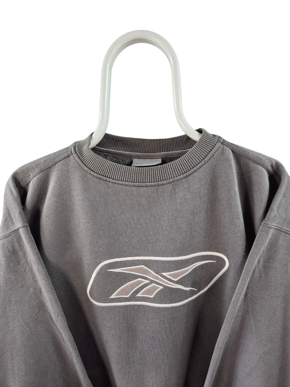 Puma 90s Front Logo Sweater Heren | Grijs | Maat L